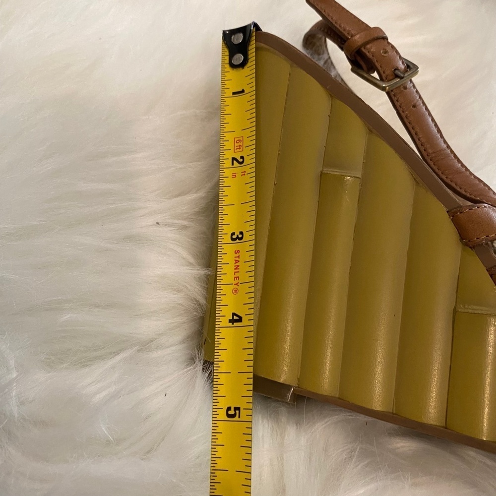 Linea Paolo Bamboo Wedges. Brown. Sz 8 - Picture 8 of 9